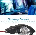 Premium Gaming Mouse RGB with 6 Buttons & 3200dpi Control - Breathing LED Light Optical Mouse with MousePad & Side Buttons for PC, Gaming, Laptop, Pubg, Mobile - By FunBug. 