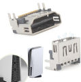 HDMI Port Replacement for PlayStation 5 PS5 Socket Jack Interface Connector for PS5 Console Accessories Parts.
