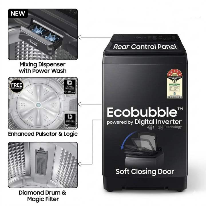 SAMSUNG%208%20Kg%20Top%20Loading%20Digital%20Inverter%20Eco%20Bubble%20Washing%20Machine%20WA40F08D1CIM%20-%20Image%208