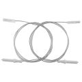 2pcs 35/40/45mm Gas Cooktop Stove Spare Igniter Electrode Spark Plug 900mm Wire Ignition Ceramic Pin For Most Brand Gas Cooker. 