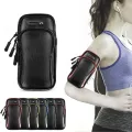 New Phone Arm Bag with Headphone Jack Waterproof Breathable Sports Running Bag Gym Mobile Phone Holder mp3 mp4 Bags PU Hand Bag. 
