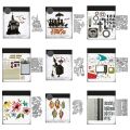 Halloween Classic Retro Mold Metal Cutting Dies and Stamps Stencils For DIY Scrapbooking Photo Album Die Cut Embossing Paper. 