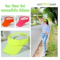 Neon color running cap golf hat tennis cap fitness Half hat neon green cap. 