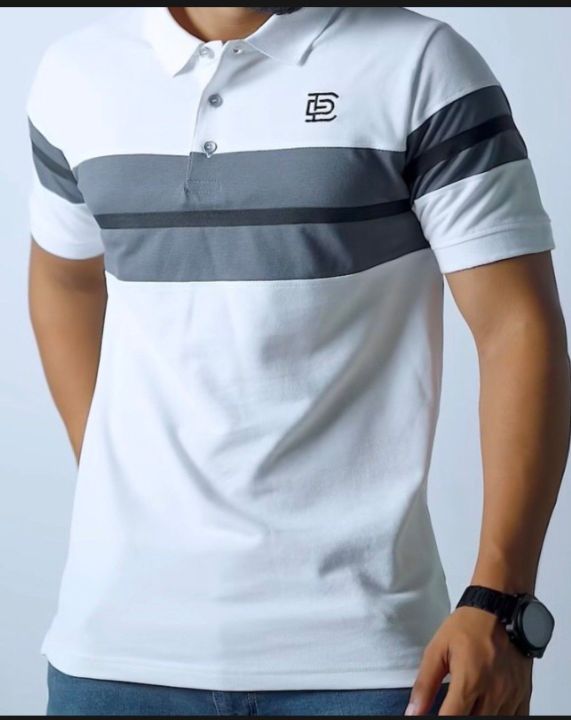 NEW%20Stylish%20Premium%20Quality%20Fashionable%20POLO%20Shirt%20%20For%20Men%20-%20Image%203