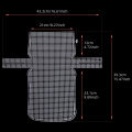5pc White Plastic Mesh Sheet for DIYKnitting Bag &Creative Woven Art Craft, DIY Liner Bag Material, Durable Weave Design Pattern. 