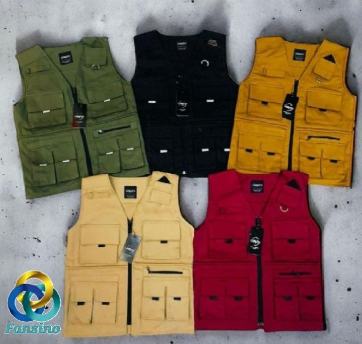 Fashion Jacket | Sidhu Moose Wala Jacket | Multi Pocket Waistcoat