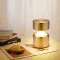 Rechargeable Metal Touch Table Lamp with 3-Level Brightness & Stepless Dimming | Warm, Natural, Cool Light Options. 