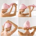 Quick Dry Microfiber Bathrobe Magic Hair Towel Super Absorbent Bath Shower Wrap Soft Comfortable Water Uptake Suction Cap. 