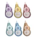 06 Pcs Correction Tape / Fluid Tape / Fluid Pen For Office, School, Home & Multi-purpose Use. 
