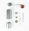 Professional Manual Coffee Grinder Upgrade All-metal Body Anti-slip Design Portable Grinder Burr Inside.