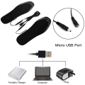 2/1 pair Electric USB Heated Shoe Insoles Warming Pad Feet Warmer Sock Pad Mat Winter Outdoor Sports Heating Insole Winter Warm. 