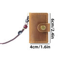 Cute Tiny Leather Notebook Mini Pocket Notepad Travel Sketchbook Planner Diary Retro Cowhide Cover Booklet Wedding.