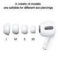 4 Pairs Silicone Replacement Ear Tips Compatible For Apples Air Pods Pro 1 2 Reducing Noise In-Ear Eartips Accessories XS/S/M/L. 