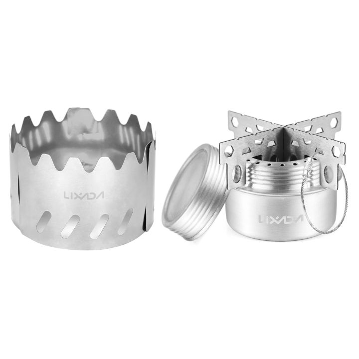 Lixada%20Mini%20Backpacking%20Stove%20100ml%20Aluminum%20Alcohol%20Burner%20w%20Lid/Cross%20Stand/Windshield%20Portable%20Camp%20Stove%20for%20Camp%20Survival%20-%20Image%203