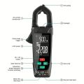 MastFUYI® New 2024 Big Screen Large Display Auto Range 9999 Count AC Current DC & AC Voltage Resistance Capacitance Temperature & NCV True RMS Digital Clamp meter. 