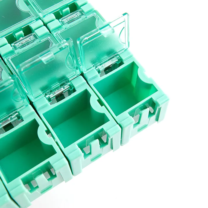 50Pcs/Set%20SMD%20SMT%20Electronic%20Component%20Container%20Mini%20Storage%20Boxes%20kit%20desk%20organizer%20-%20Image%205