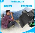 Kylietech 12X42 Binoculars for Adults with Universal Phone Adapter, HD Waterproof Fogproof Compact Binoculars for Bird Watching, Hunting, Hiking, Sports, and Concerts with BAK4 Prism FMC Lens. 