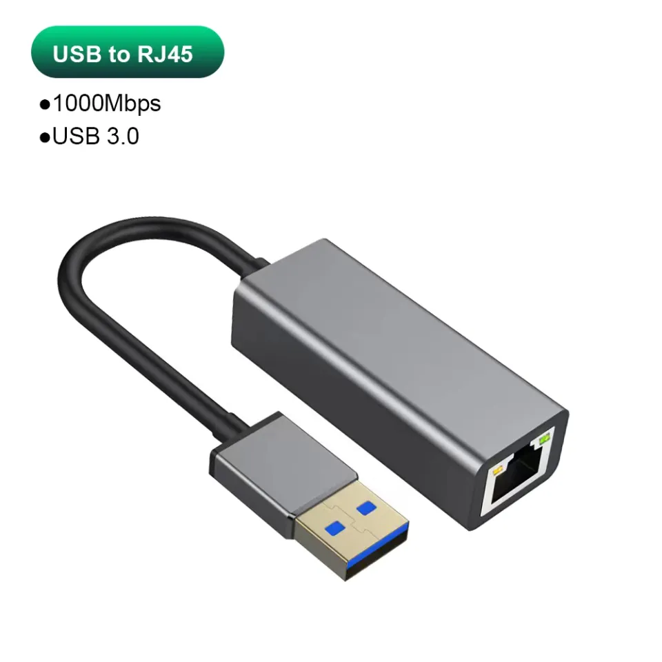 1000Mbps USB Type C Ethernet Adapter Netwerkkaart USB C Naar RJ45 Lan Gigabit Ethernet Internet Kabel Voor MacBook PC Windows XP 7 8 10 Android kopen vanaf een prijs van 12