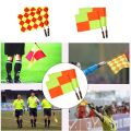 Soccer Referee Flag Professional Fair Play Sports Match Football Linesman Waterproof Flags Sports Game Referee Equipment. 