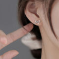 Cute Bow Stud Earrings For Women Sweet Mini Ear Stud Minimalist Ear Piercing Jewelry Wedding Bride Accessories Holiday K.