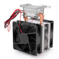 120W Refrigeration Cooler Module 12VDC 15-20A Semiconductor Cooling System DIY Kit for Air Conditioning Fan Cooler Module. 