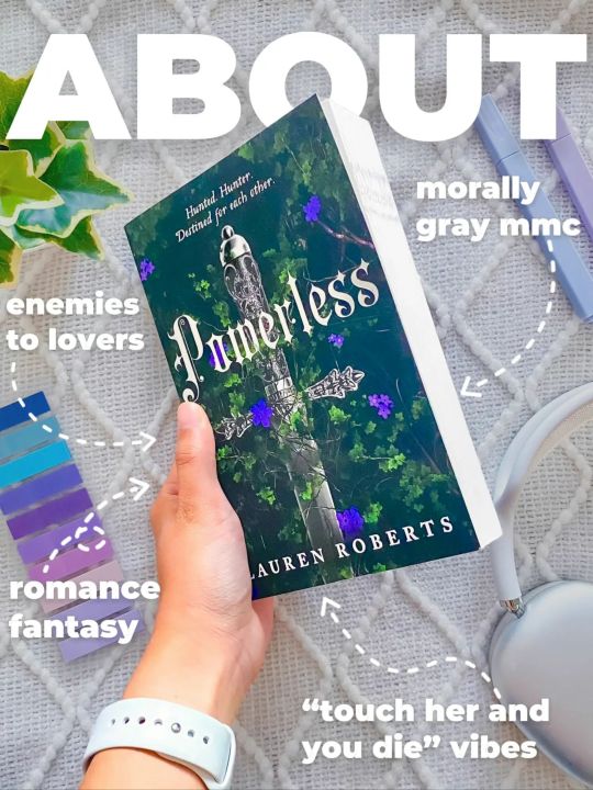 Powerless book by Lauren Roberts premium quality