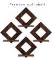 Wooden Wall Shelf Hanging Shelves Wall Art Stylish Home & Office Decor. 