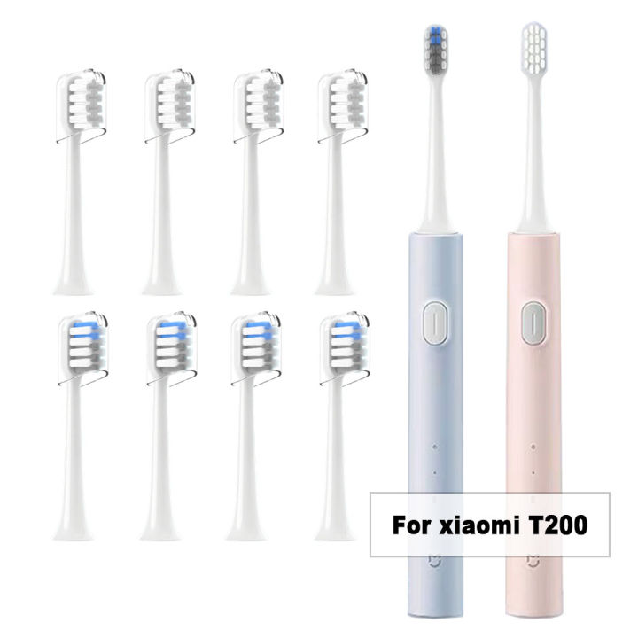 4PCS%20Replacement%20Brush%20Heads%20For%20%20Mijia%20T200%20Sonic%20Electric%20Toothbrush%20Head%20Soft%20Bristle%20-%20Image%205
