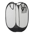 Folding Dirty Laundry Sorting Basket Washing Frame Bathroom Cloth Mesh Storage Bag Frame Bucket Laundry Organizers Storage Pouch. 