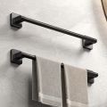 Wall Mounted Towel Rack Bathroom Storage Rack No Drilling Bathroom Horizontal Bar Towel Rack Kitchen Bathroom Accessories.