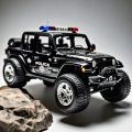 Police Vigo Dala jeep Toy For Kids | Pull back | Metal Car Toy Gift for Kids | Over There Years Toy. 