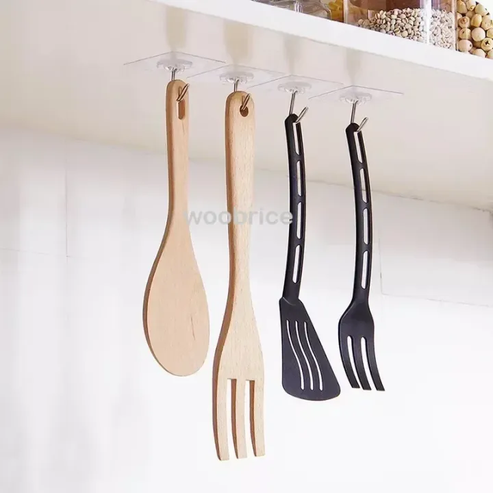 Transparent%20Self%20Adhesive%20Wall%20Hooks%20Hangers%20Key%20Holder%20Towel%20Holder%20Bathroom%20Organizer%20Rack%20Kitchen%20Strong%20Adhesive%20Wall%20Hooks%20-%20Image%202