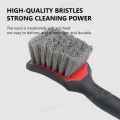 SEAMETAL Car Wheel Hub Washing Brush Anti Slip Handle Car Tire Wheel Rim Cleaning Brush Dust Removal Detailing Brushes Wash Tool. 