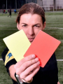 Soccer Kit - Metal Whistle with Referee Cards Set, Referee Cards for Soccer Football, Ideal Referee Kits for Game Sports.