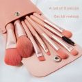 Portable 8Pcs Makeup Brush Set Soft Makeup Concealer Brush Blush Loose Powder Brush Eye Shadow Foundation Brush Beauty Tools. 