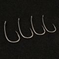 Hirisi 50/100Pcs High Carbon Stainless Steel PTFE Coated Fish Hook Micro Barbed Fish Hook Spliceable Box Fishing Tool 8035.