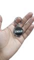 Half Moon Metal keychain with name logo printing beautifully customizable. Round Moon Keychain.  Keyring. 