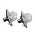 ANGRONG 2x LED License Number Plate Light Lamp White For Honda Odyssey Stream Crosstour CR-FR-HR-V Insight Fit / Jazz. 