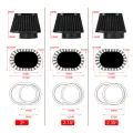 Pod Air Filter Intake Cleaner  50mm 51mm 54mm 55mm 60mm Oval Round Tapered Cone Clamp-On For Car Motorcycle PQY-AIT320/322/324. 