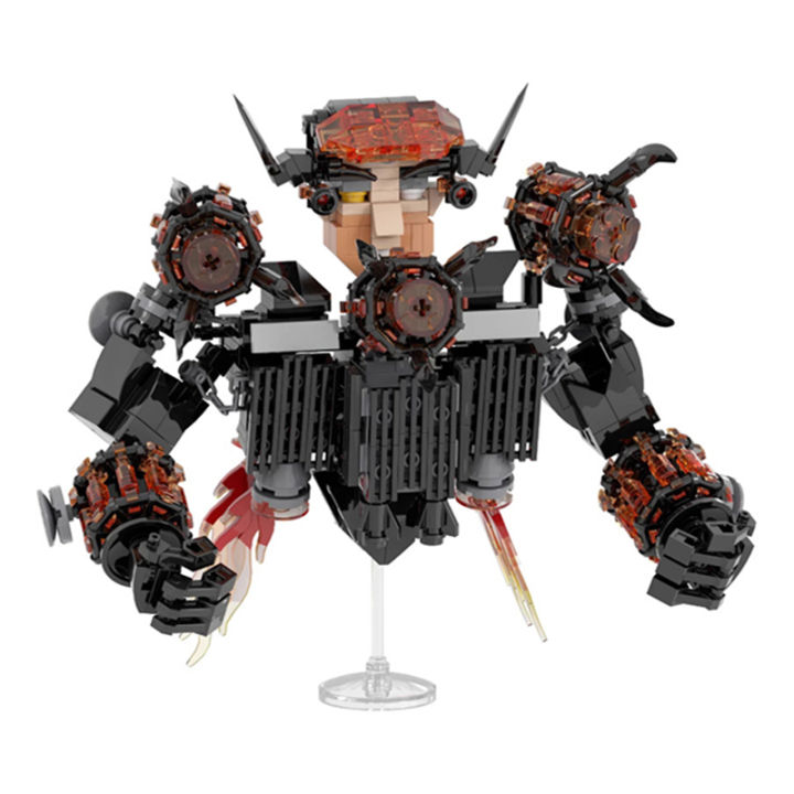 505pcs/set Horror Game Skibidi Toilet Series Building Blocks Updated G-Man Leader MOC Bricks DIY Toys For Kids  s