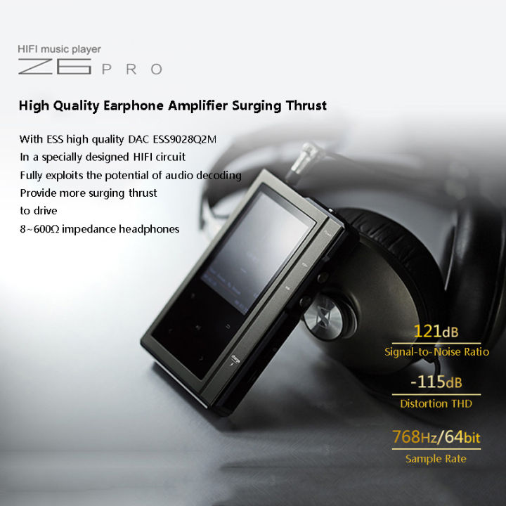 HIFI%20Portable%20Music%20Player%20MP3%20Wireless%20Bluetooth%20ESS9028Q2M%20DAC%20DSD512%20768KHz%2064BIT%20Lossless%20Decoding%20Output%20Music%20Walkman%20-%20Image%202