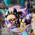 Murder s Characters Tinplate Badge UZI N V J CYN Anime Cartoon Round Brooch Backpacks Clothing Pins.