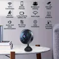 Wireless Mini WiFi Security Camera with Night Vision Motion Detection Rechargeable Battery Easy to Mount and.