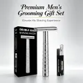 Double Edge Safety Razor with 5 Spare Blades 30° Angled Precision Reusable Single Blade Razors for Men and Women. 