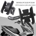 For HONDA PCX150 PCX125 PCX 125 PCX 150 Motorcycle Accessories CNC Handlebar Mobile Phone Holder GPS stand bracket. 