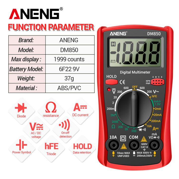 ANENG%20DM850%20Automatic%20Professional%20Digital%20Multimeter%201999%20Counts%20Auto%20AC/DC%20Votage%20Tester%20Ohm%20Current%20Ammeter%20Detector%20Tool%20-%20Image%207