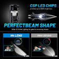 H4 LED Bulb Led H4 9003 Mini Projecto Motorcycle Headlamp 10000Lm H4 HB2 LED Hi/Lo 6500K Auto Light Headlight Plug and Play. 