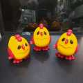 Clockwork Plastic Chicken Simulation animal plush jumping stail children's toys -1pcs.
