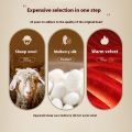 The New Cashmere Silk Thermal Underwear Set of Women's Non-marking Home Wear Wear Grinding Hair Fever Autumn Clothes and Pants.