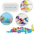 Suction Cup Building Blocks Soft Throw Set for Kids A Fun Parent Child Interactive Game Educational Construction Toys.